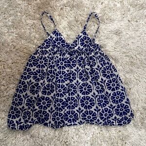 Roberta Roller Rabbit Dress in Navy Blue & White EUC Size 2